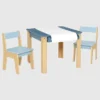 Juego de mesa y 2 sillas para niños pequeños
