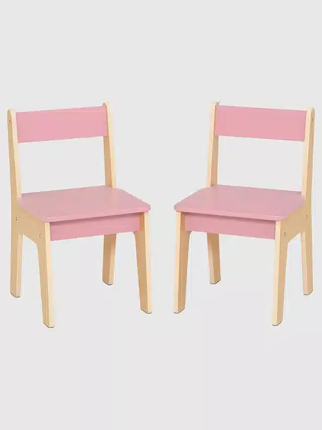 Juego de mesa y 2 sillas para niños pequeños