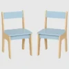 Juego de mesa y 2 sillas para niños pequeños