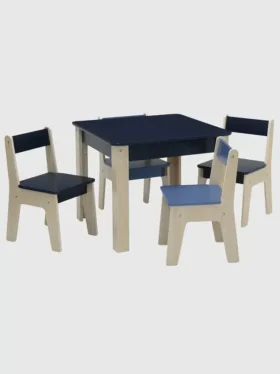 Juego de mesa y sillas para niños pequeños