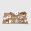 Juego de té de cumpleaños para niños pequeños