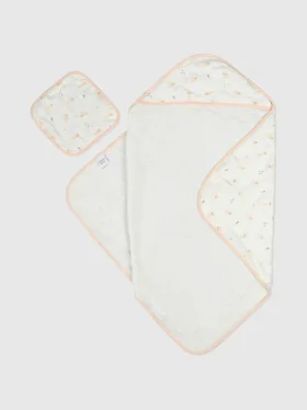Juego de toalla con capucha Bamboo Little Bunny