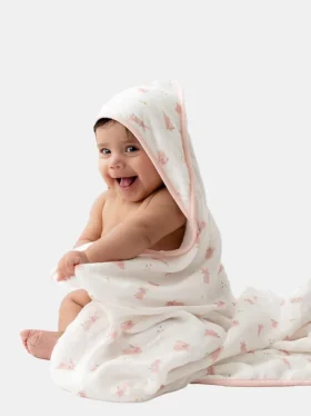 Juego de toalla con capucha Bamboo Little Bunny