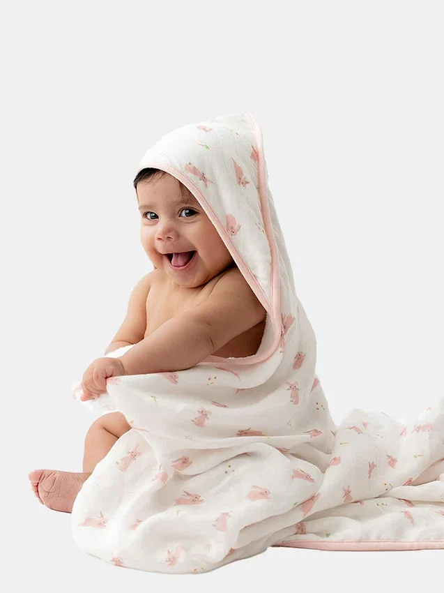 Juego de toalla con capucha Bamboo Little Bunny