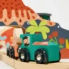 Juego de tren de dinosaurios «El mundo perdido»