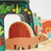Juego de tren de dinosaurios «El mundo perdido»