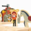 Juego de tren de la mina de oro