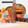 Juego de tren de la mina de oro