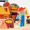 Juego de tren de la mina de oro