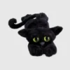 Juguete de peluche Lanky Cats: Ziggy, el gato negro