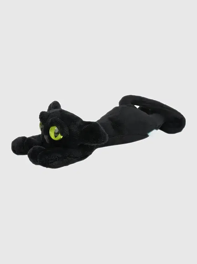 Juguete de peluche Lanky Cats: Ziggy, el gato negro