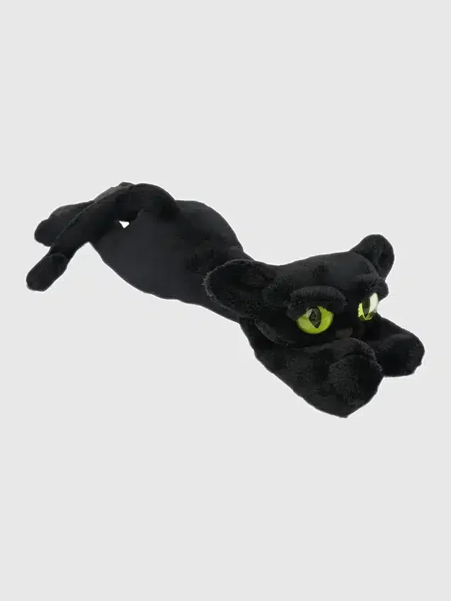 Juguete de peluche Lanky Cats: Ziggy, el gato negro