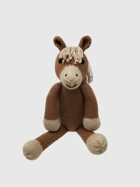 Juguete de punto con forma de caballo