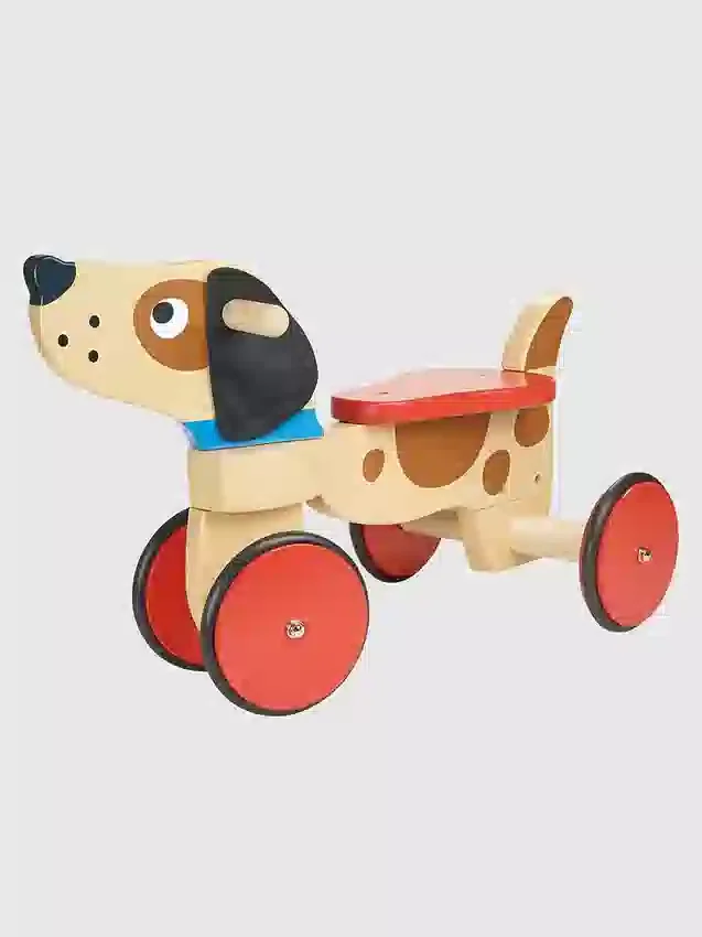 Juguete para niños pequeños: perrito para montarse