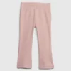Leggings acampanados con canalé de babyGap para combinar