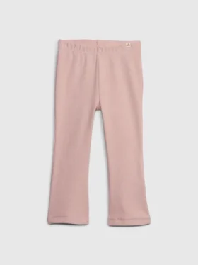 Leggings acampanados con canalé de babyGap para combinar
