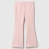 Leggings acampanados con costuras acanaladas para bebés y niños, combinables