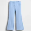 Leggings acampanados con costuras acanaladas para bebés y niños, combinables