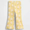 Leggings acampanados con costuras acanaladas para bebés y niños, combinables