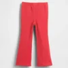 Leggings acampanados con costuras acanaladas para bebés y niños, combinables