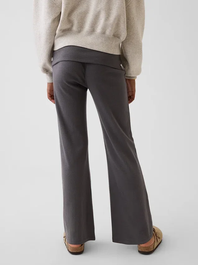 Leggings acampanados con doblez para niños