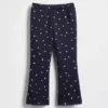 Leggings acampanados con forro suave para bebés y niños pequeños
