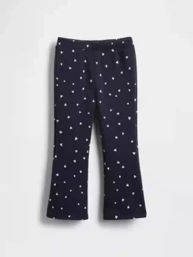 Leggings acampanados con forro suave para bebés y niños pequeños