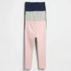 Leggings combinables para bebés y niños (paquete de 3)
