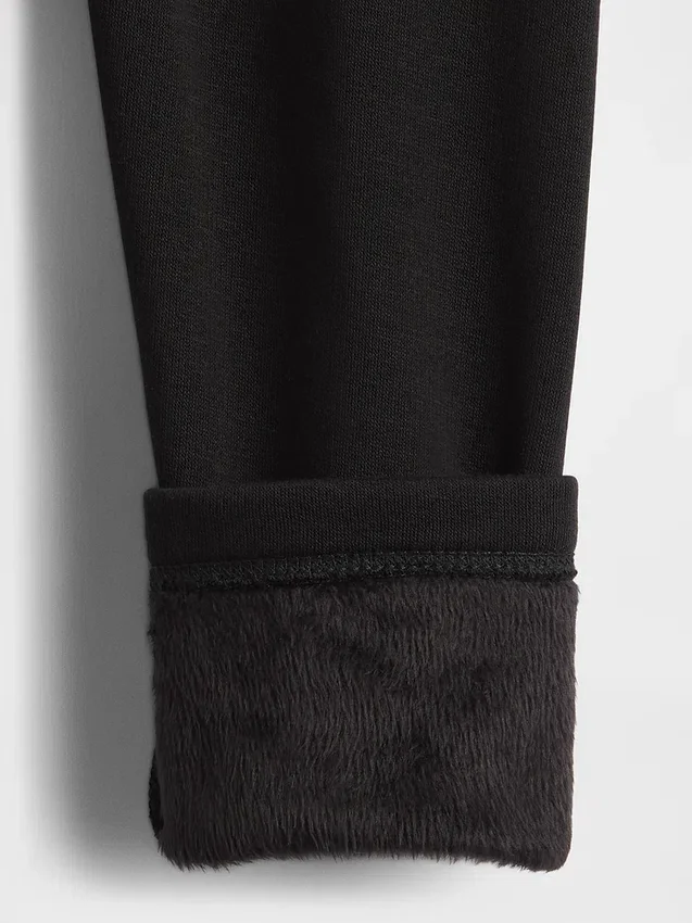 Leggings con forro abrigado para bebés y niños pequeños