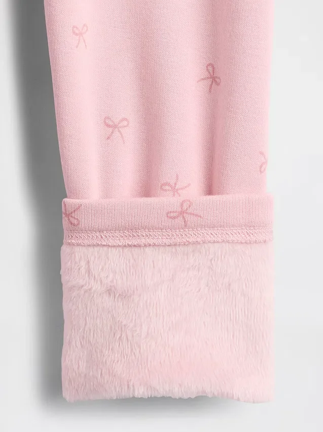 Leggings con forro abrigado para bebés y niños pequeños