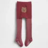 Leggings con osito y purpurina para bebés y niños