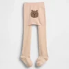 Leggings con osito y purpurina para bebés y niños