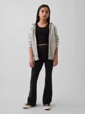 Leggings de alto rendimiento para niños con corte acampanado