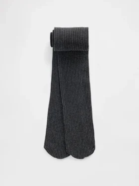 Leggings de canalé con purpurina para niños