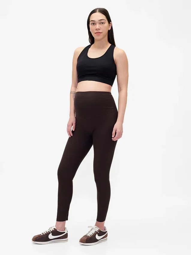 Leggings de panel completo premamá para uso diario
