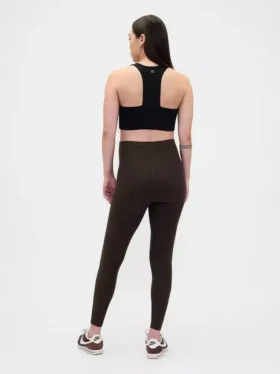 Leggings de panel completo premamá para uso diario