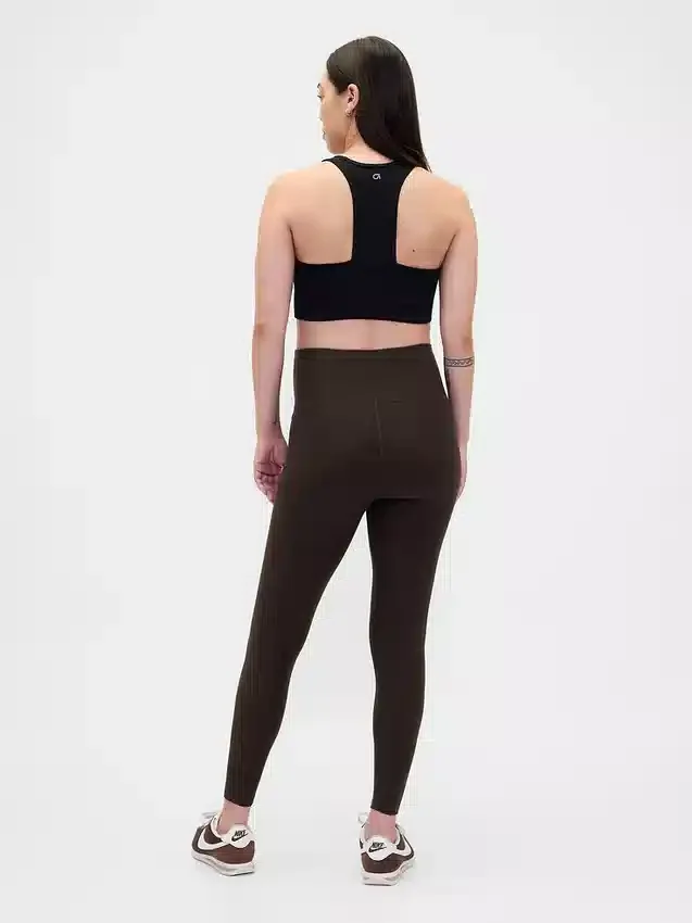 Leggings de panel completo premamá para uso diario