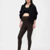 Leggings de panel completo premamá para uso diario