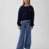 Leggings de pierna ancha con dobladillo para niños