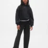 Leggings de pierna ancha con dobladillo para niños