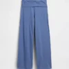 Leggings de pierna ancha con dobladillo para niños