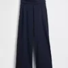 Leggings de pierna ancha con dobladillo para niños