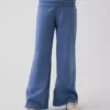 Leggings de pierna ancha con dobladillo para niños