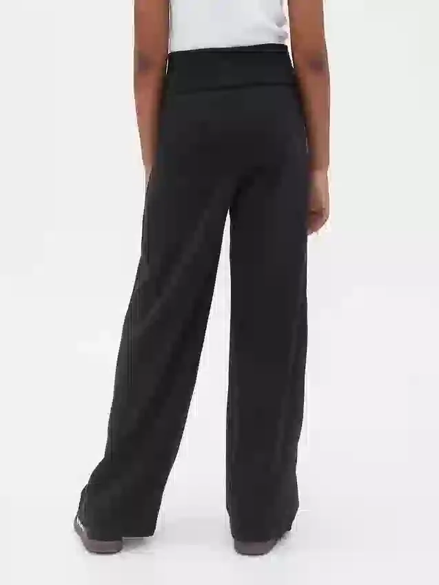 Leggings de pierna ancha con dobladillo para niños