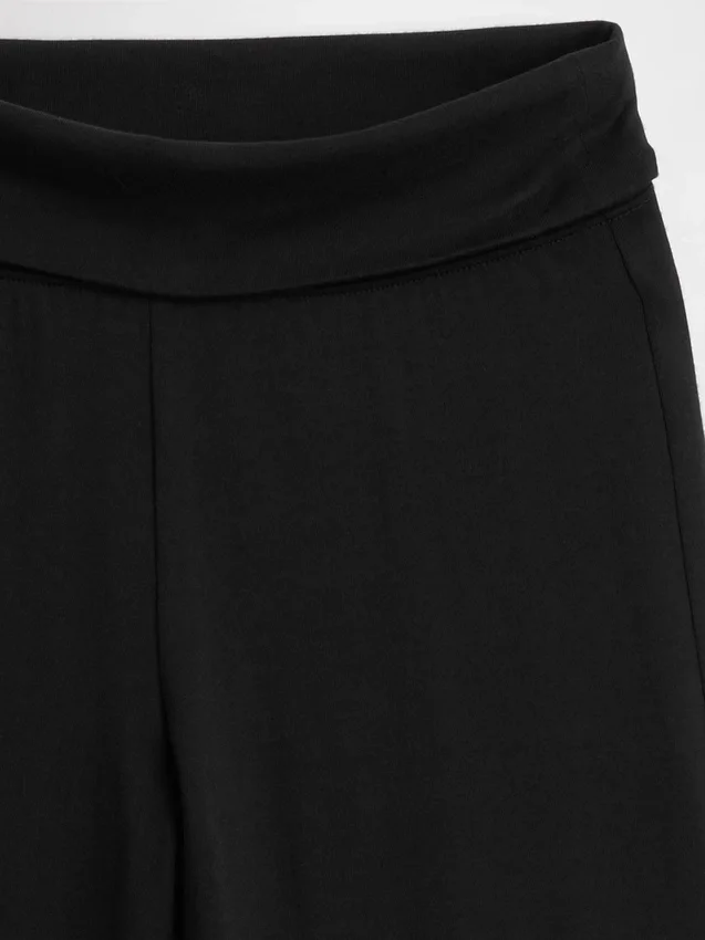 Leggings de pierna ancha con dobladillo para niños