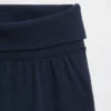 Leggings de pierna ancha con dobladillo para niños