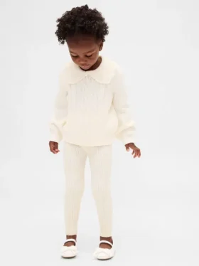 Leggings de punto acanalado CashSoft para bebés y niños pequeños
