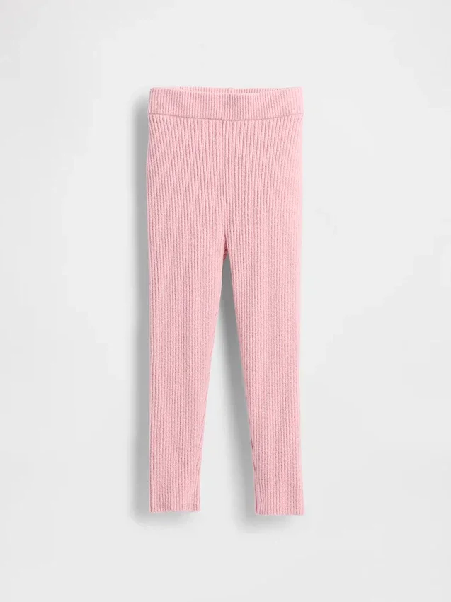 Leggings de punto acanalado CashSoft para bebés y niños pequeños