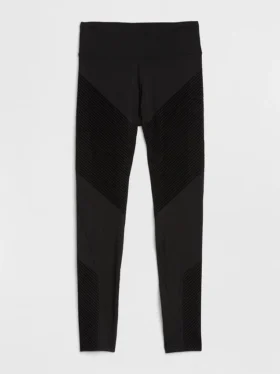 Leggings GapFit de cintura alta con rayas texturizadas y compresión Sculpt
