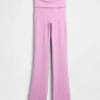 Leggings GapFit Smooth con cintura doblada y corte mini acampanado